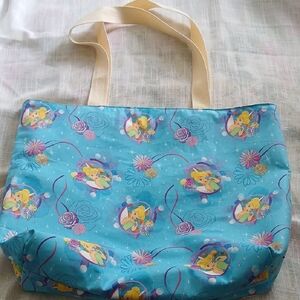 Charming Blue Character Tote Bag